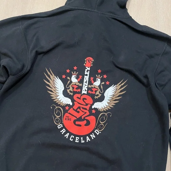 Elvis Graceland Hoodie Small - Picture 3 of 6
